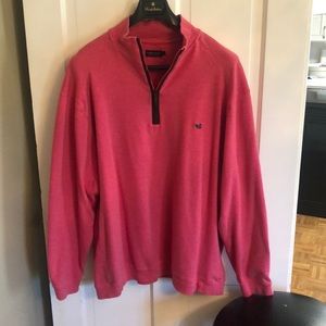 Red half zip